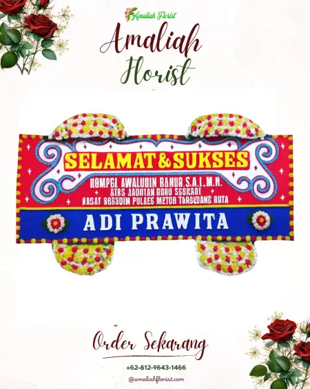 Papan Bunga Ucapan Selamat Tombariri Timur